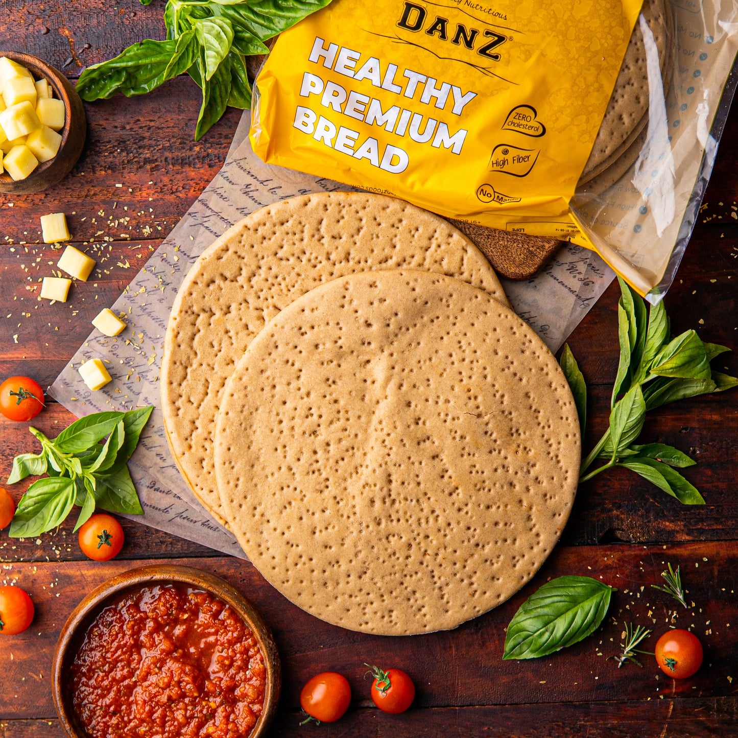 Wholewheat Pizza Base (Pack of 3) (250 Gms)