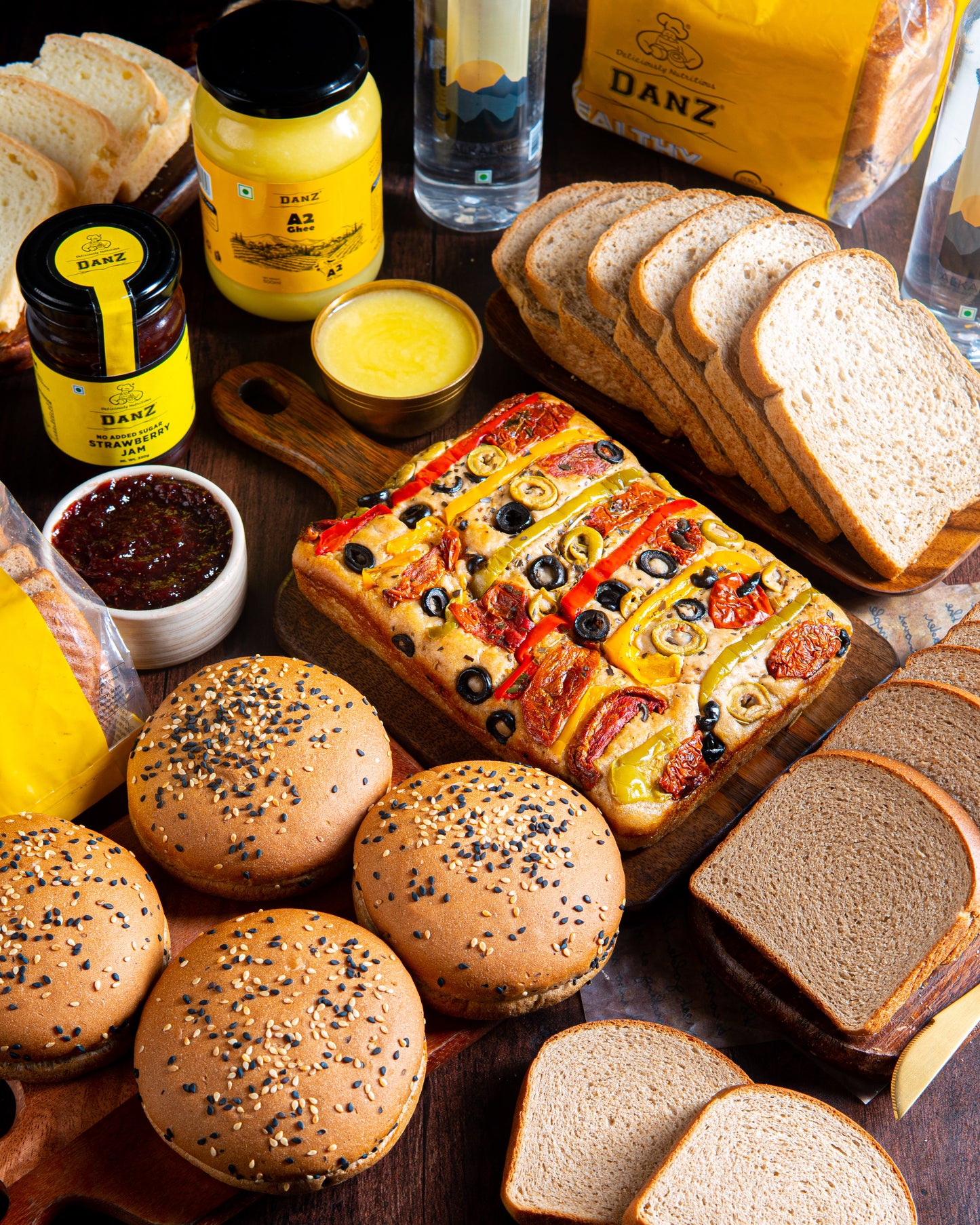 Wholewheat Burger Bun (Pack of 4) (250 Gms)